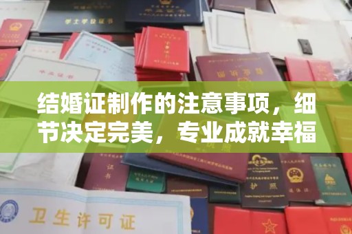 日照结婚证制作的注意事项，细节决定完美，专业成就幸福